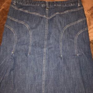 Maurice’s Jean skirt